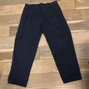 Vintage Navy Blue Baggy Pants